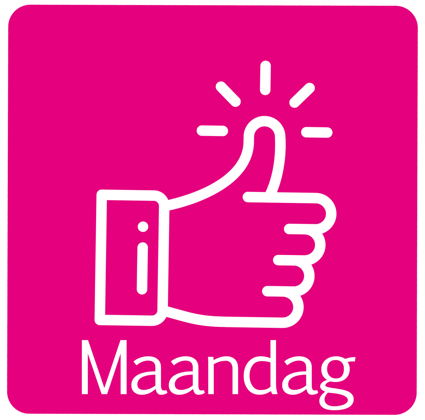 icoon maandag